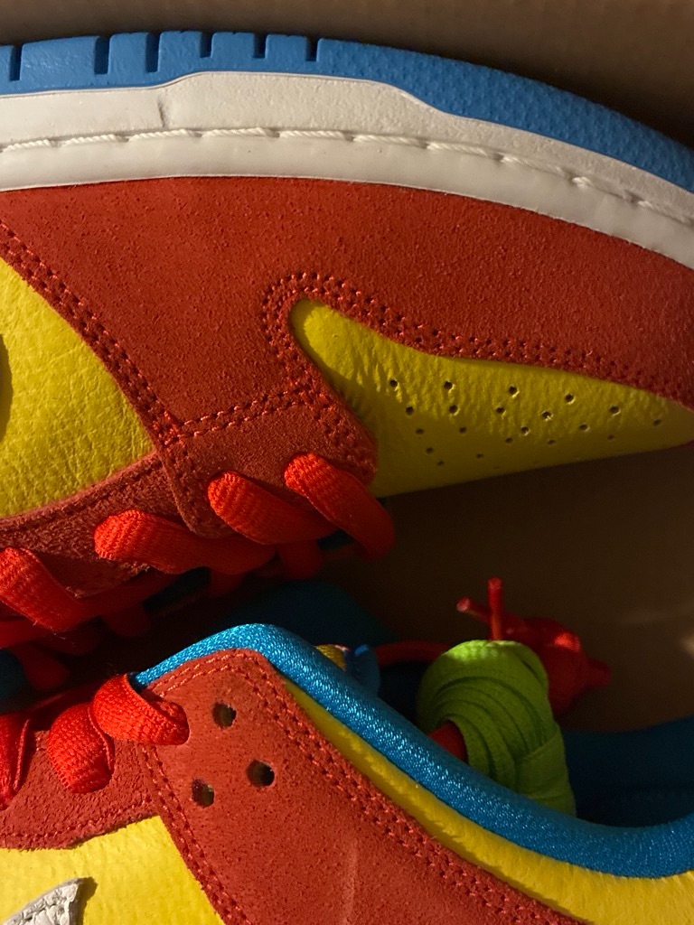 Men’s Nike Sb Dunk Low Pro “Bart Simpson “ Authentic Ebay Tag